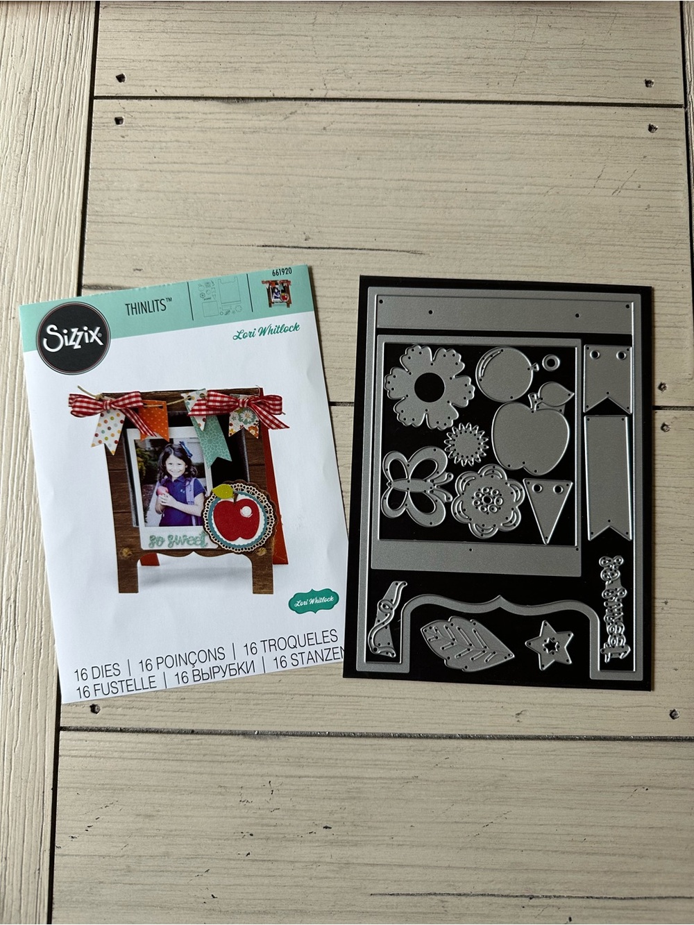 Sizzix Thinlits Chalkboard Easel Dies by Lori Whitlock